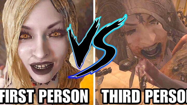 Watch Miss Vampire Resident Evil Village Gold Edition in third person