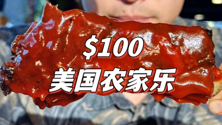 100 USD ăn BBQ ở nông trại Mỹ, rốt cuộc có thể ăn được bao nhiêu thịt?