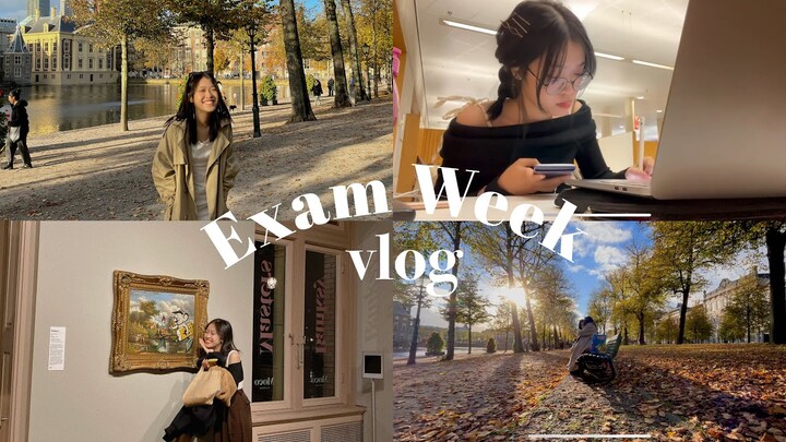 (exam week vlog) một tuần thi cử của du học sinh Hà Lan; thi xong làm gì?