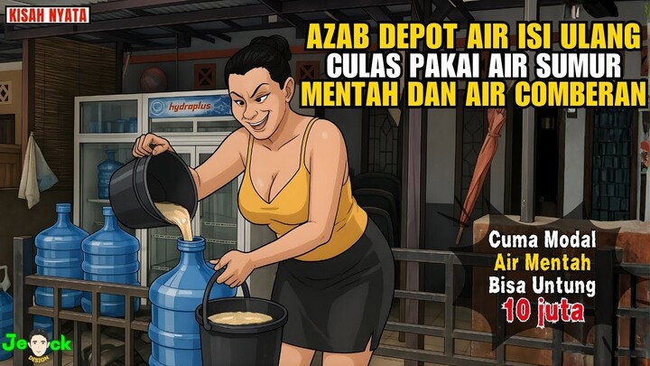 AZAB DEPOT AIR ISI ULANG CULAS PAKAI AIR SUMUR MENTAH DAN AIR COMBERAN