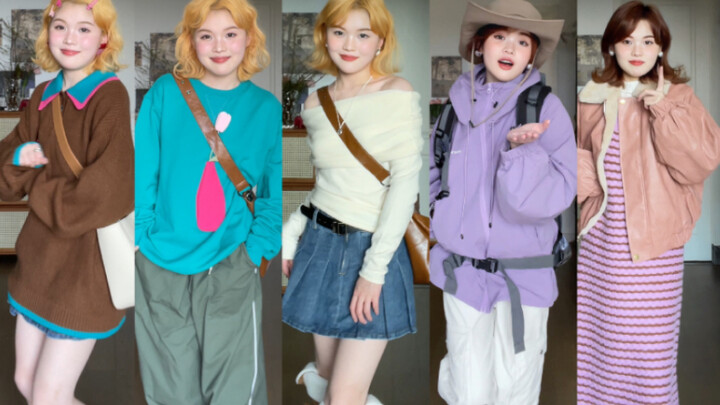 161/96 Spring is all about rocking every color—cheerful, vibrant colorful outfits!