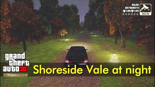 Shoreside Vale Night Drive | GTA III Definitive Edition