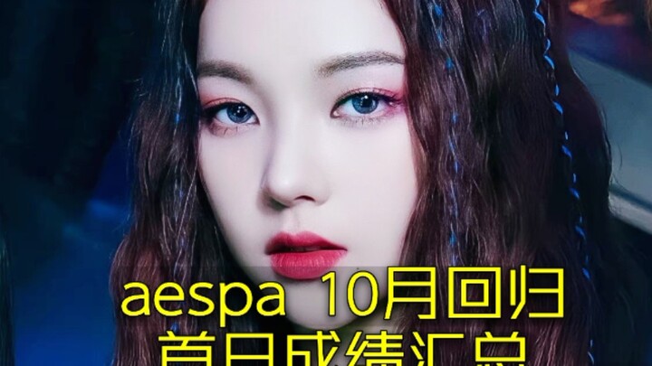 This is officially top-tier now! The ultimate first-day recap for aespa: No. 1 on music charts, 400K