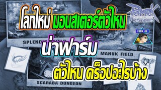 โลกใหม่ มอนตัวไหนน่าฟาร์ม ดร็อปของอะไรบ้าง - Ragnarok Classic