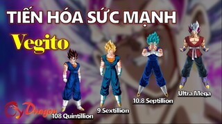 Quá trình tiến hóa sức mạnh của Vegito