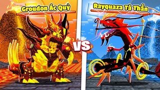 CHÚ 9 VÀ SAIKY ĐẬP 1000🎁LUCKY BLOCK ĐỊA NGỤC😈RAYQUAZA TÀ THẦN ĐẤU VỚI GROUDON ÁC QUỶ😱!!