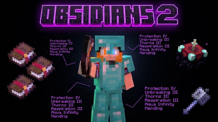 Fiquei Mais Forte… Mas Algo Estranho Está Acontecendo! 👁️ | Minecraft Obsidians 2 #02