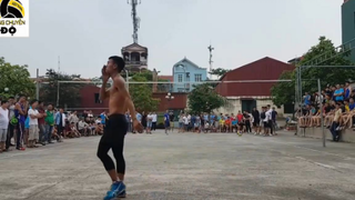 Trận bóng chuyền độ 100 triệu cực hay giữa siêu nhân Việt Nam