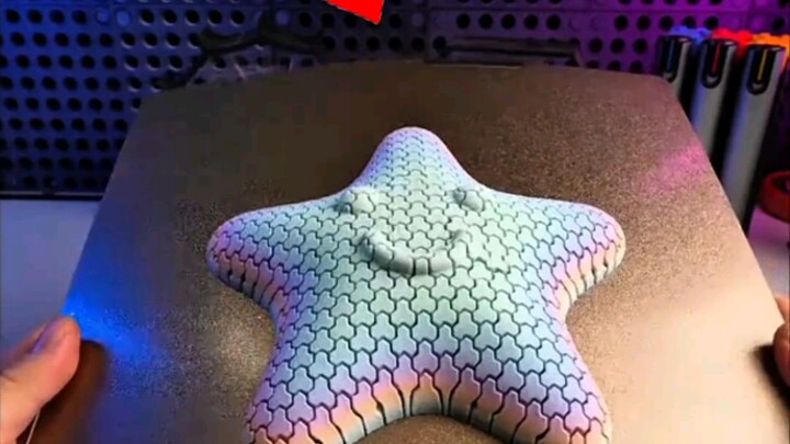 Satisfying 3D Printed Flexi Star ⭐ | 3D Printing ASMR