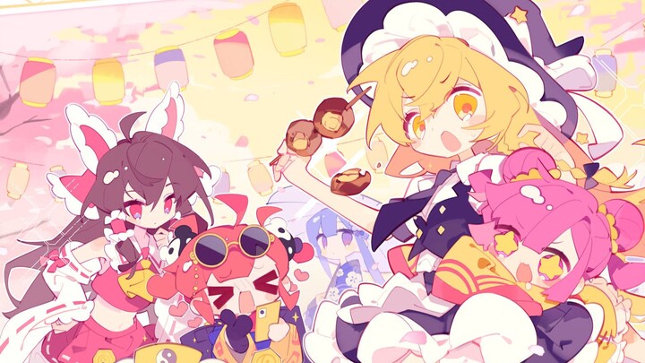 Touhou Project’s third crossover update—now who can even tell Muses and Touhou apart?