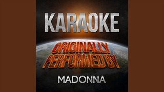 Crazy for You (Karaoke Version) (Originally Performed By Madonna)