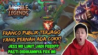 FRANCO PUBLIK TER-JAGO YANG PERNAH ADA ! JESS NO LIMIT SAMPE BINGUNG ! AJARAN FOX !- Mobile Legends