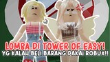 YANG KALAH BELI SESUATU PAKAI ROBUX!!😳 LOMBA DI TOWER OF EASY!😍 | ROBLOX INDONESIA 🇮🇩 |