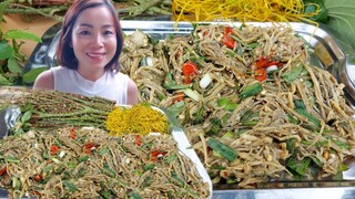 กินซุปหน่อไม้ใส่น้ำปู ใสงาคั่วหอมๆ แกล้มผักกาดย่า เข้ากันสุดๆ26/4/65