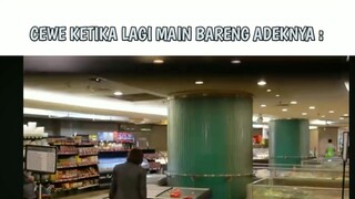 ketika seekor Lanang main bareng adik nya 💀👍