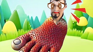 Nezha's father's strawberry feet