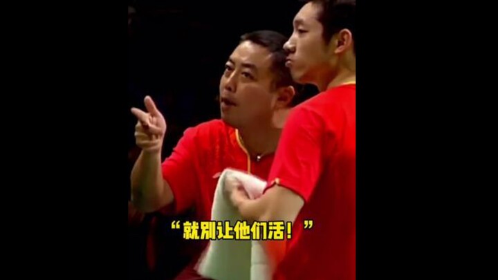 A Japanese player smashed his racket and bellowed in defiance at the Chinese table tennis team, prom