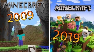 SỰ TIẾN HOÁ CỦA MINECRAFT !! 2009 - 2019