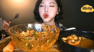 Tô bibimbap khổng lồ và súp đậu hủ tôm 7 #amthuc