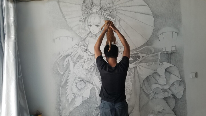 [Drawing] To Paint A Whole Wall