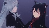 Before the night is over..[Arknights mmd/Twin Wolves/Dangerous Party]