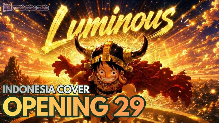 [Cover Indonesia] ONE PIECE - Opening Song 29 🌊 | Luminous by AiNA THE END 🎶 #NakamaFestival2