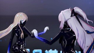 无帽子披风版 布洛尼亚 冰喰银翼&丽塔 冰牢固薇 Gimme×Gimme MMD