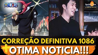 ONE PIECE - CORREÇÃO DEFINITIVA DO 1086 + OTIMA NOTICIA DO ODA...