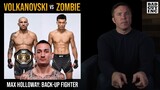 Max Holloway wants back-up fighter spot for Volkanovski vs Korean Zombie…