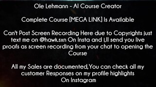 Ole Lehmann  AI Course Creator download