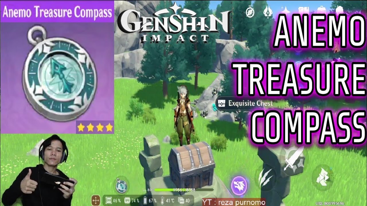 Anemo Treasure Compass GUIDE 