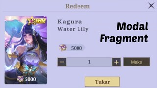 Modal fragment dapet skin Kagura Water Lily