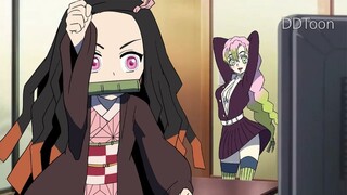 [MAD]Mitsuri & Nezuko dancing happily in the room|<Demon Slayer>