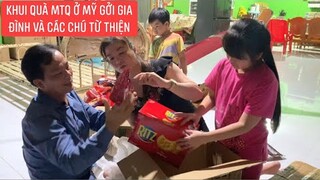 Những phần quà đầy ý nghĩa của MTQ ở Mỹ gởi về cho các chú từ thiện và gia đình.