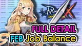 [ROX] Complete Detail For The Upcoming February Job Class Balance | KingSpade