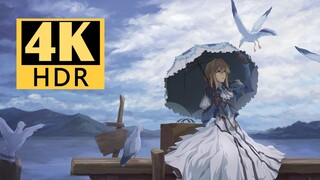 [ Violet Evergarden /4K] Búp bê Notebook đi du lịch ngắm cảnh đẹp, thoải mái và yên bình.