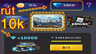 Hướng Dẫn Rút 10000 KC Free Fire Miễn Phí Uy Tín | Kiếm Thẻ Game Free