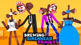 BREWING SIRENHEAD FAMILY - FUNNY MINECRAFT ANIMATION