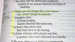THINGS GOD HATE