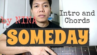 Someday Guitar Tutorial - Nina (Intro and Chords)