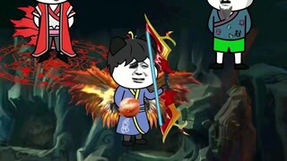 大长老祭出最强法术，范统拿出弓箭回击，大长老只能回家搬救兵