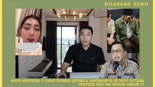 Agus menyesal uang donasi lenyap