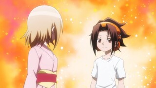 Yoh promise Anna that he will become a Shaman King for her, Anna crying because of Yoh