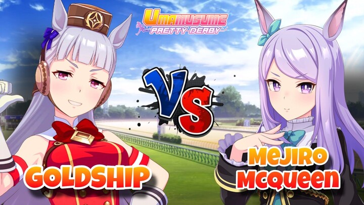 Pertandingan Anomali Goldship VS Mejiro McQueen DESUWA! - Umamusume Pretty Derby