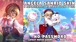 Angela Sanrio Skin Script No Password | Angela Heartstring Skin Script | Mobile Legends