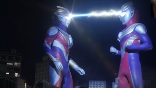 Serah terima generasi baru Ultraman Tiga dan New Generation Tiga