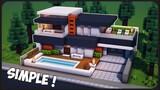 Cara Membuat Rumah Modern Besar dan Mewah ! || Minecraft Modern Pt.51