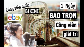 Vlog#11 : Bao Trọn Công Viên Giải Trí Ở Mỹ - Mặc bikini đi công viên nước