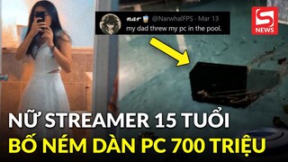 Nữ streamer bị bố vứt dàn PC trị giá hơn 700 triệu xuống hồ bơi khiến fan hâm mộ vô cùng bức xúc