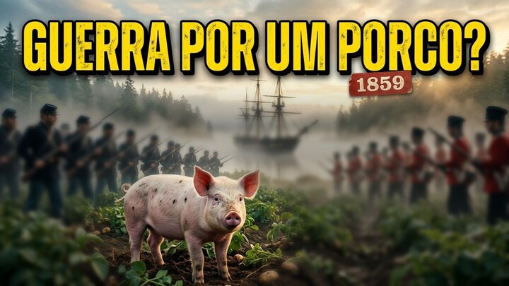 A Guerra  que comecou Por Causa de Um Porco  . #history
